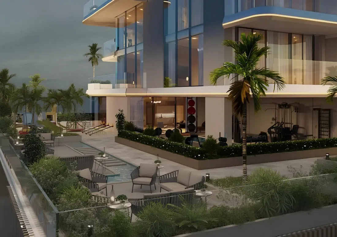 Chelsea Gardens in Jumeirah Garden City: landscaped gardens — image 11