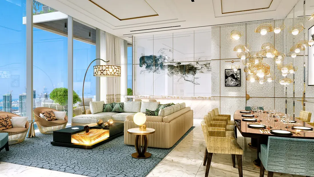 Dubai Media City'deki Cavalli Casa Tower: peyzajlı bahçeler — 7. fotoğraf