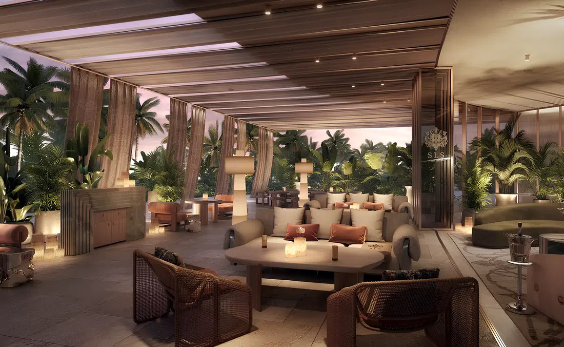 Palm Jumeirah'deki SLS Residences at The Palm Jumeirah: peyzajlı bahçeler — 9. fotoğraf