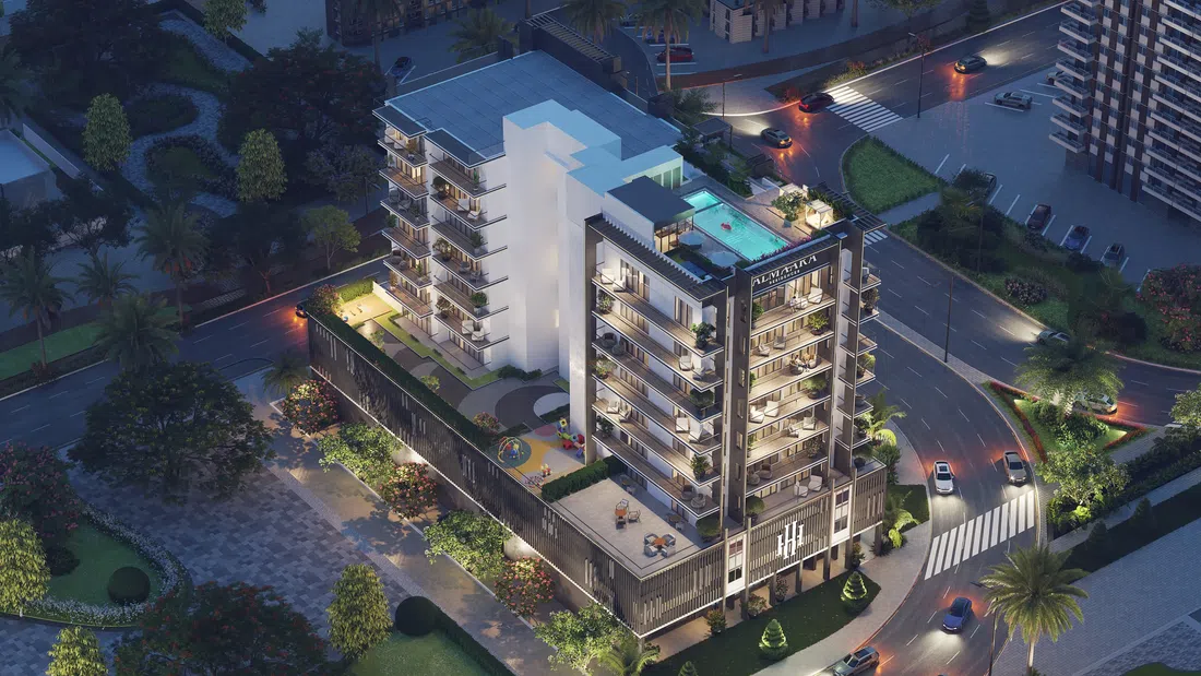 Almaara Residences by Hamara Home في الفرجان: مساحات لليوغا — صورة 11