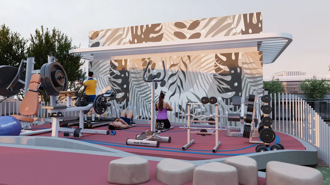 Samana Park Meadows in Dubailand Residence Complex: cinema amenities — image 12