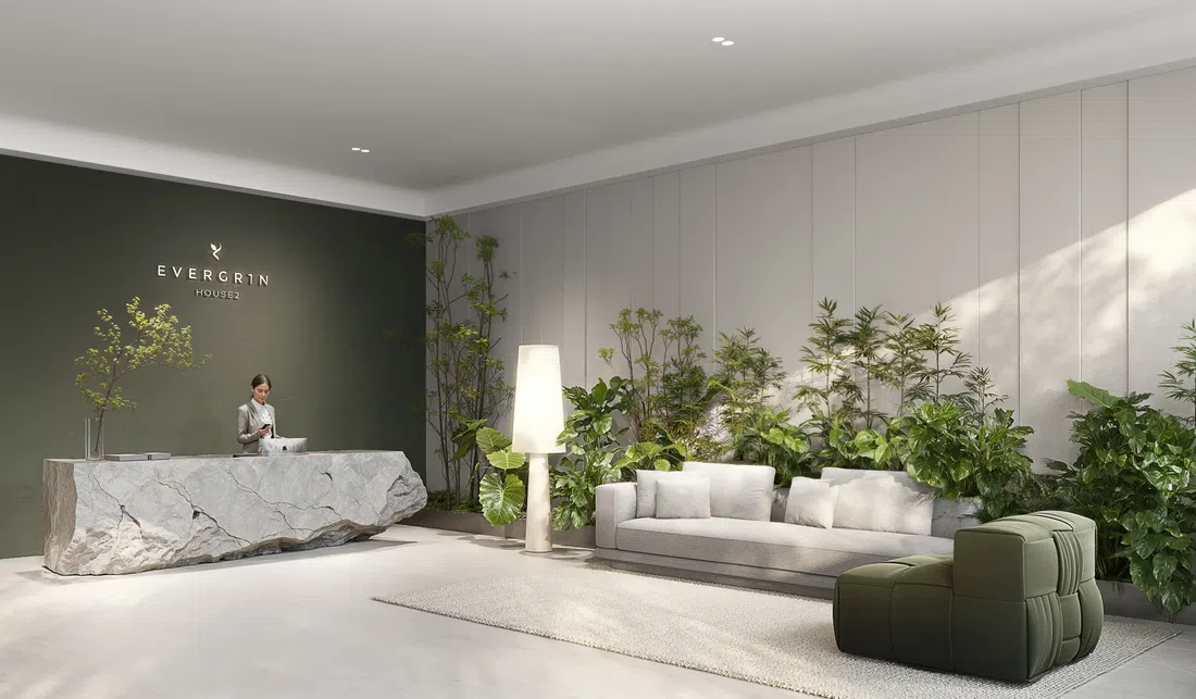 EVERGR1N House 2 في جميرا جاردن سيتي: ملاعب رياضية — صورة 11