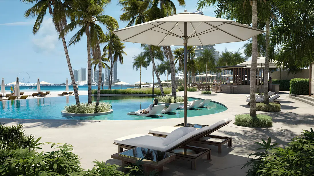 Palm Beach Tower 1 في الصفوح 2: مساحات على السطح — صورة 12