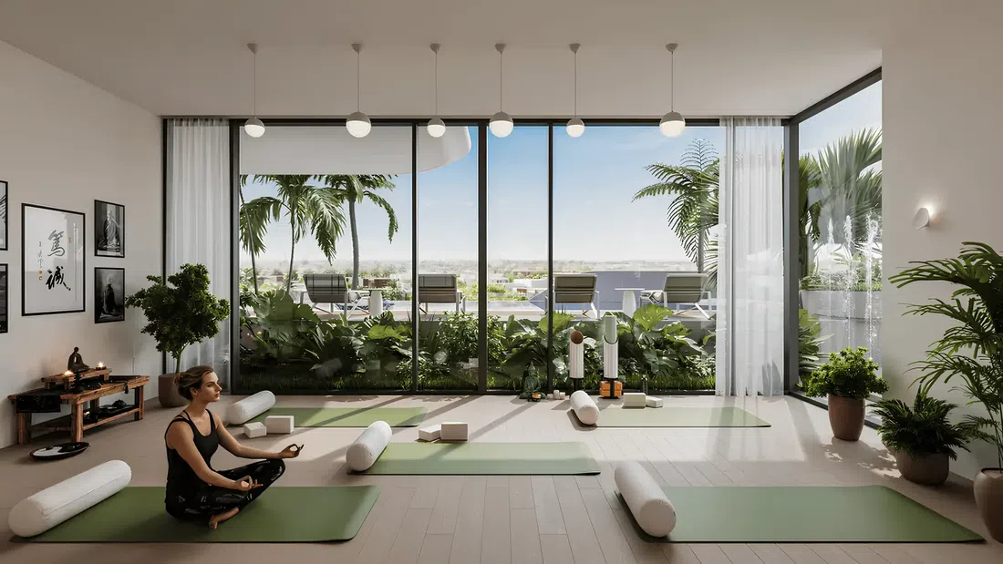 Evora Residences in Al Furjan: rooftop spaces — image 10