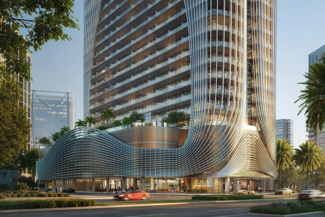 Binghatti Skyhall in Business Bay: sports courts — image 12