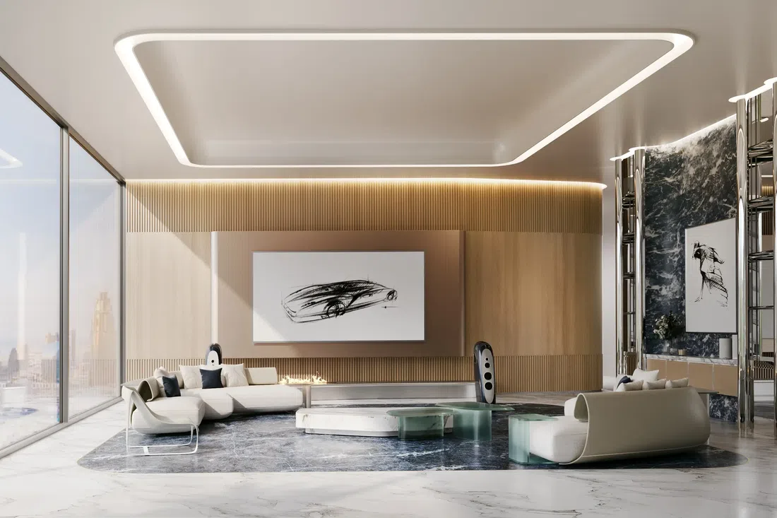 Bugatti Residences By Binghatti في الخليج التجاري: الهندسة المعمارية المنحوتة — صورة 8
