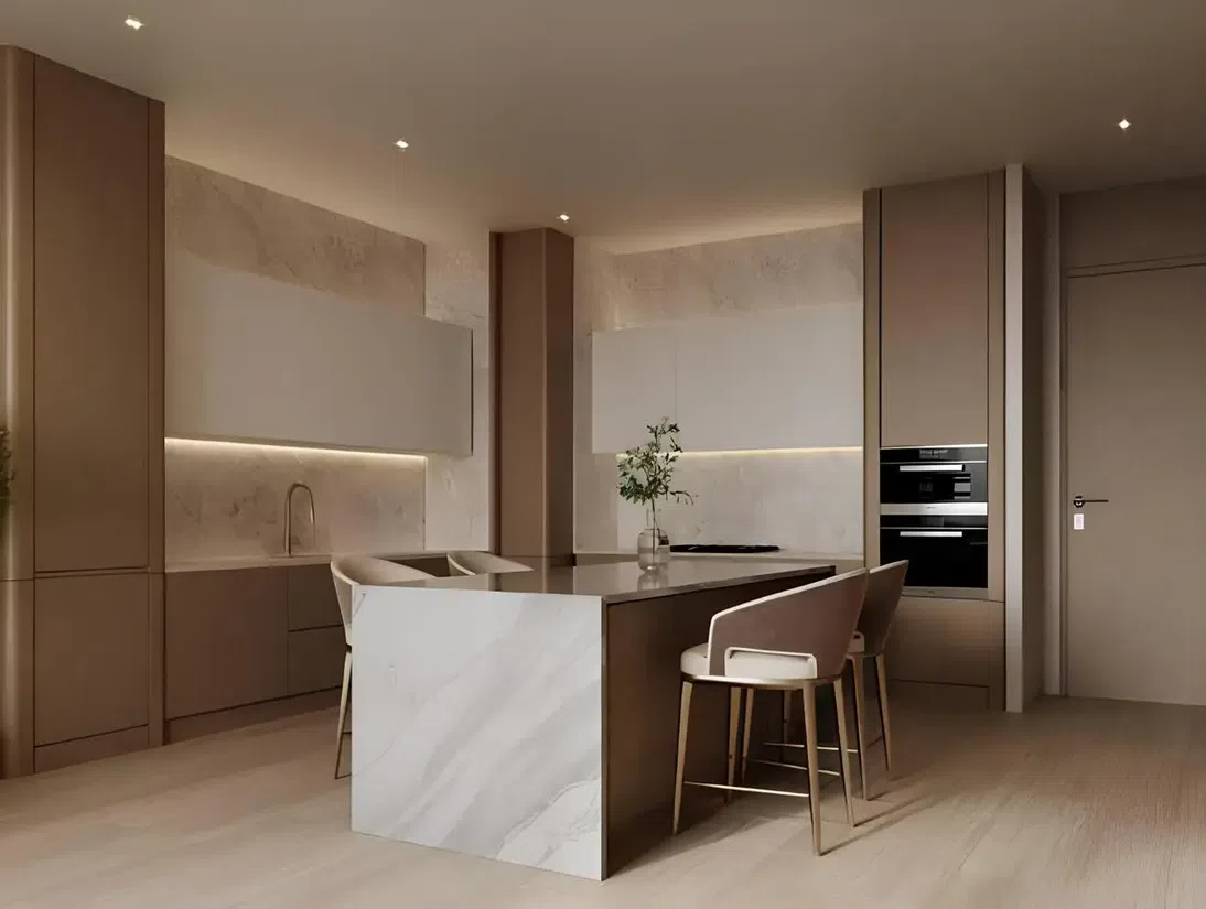 Binghatti Amberhall in JVC: yoga spaces — image 9