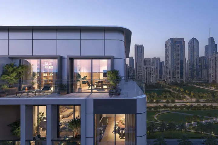 Amber by Enso in Jumeirah Garden City: landscaped gardens — image 2