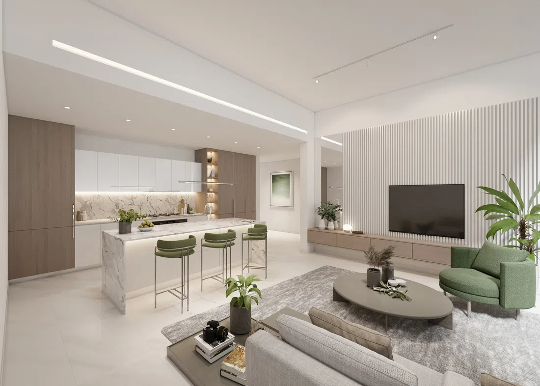 Dubai Hills'deki Ellington House III: mermer detaylandırma — 10. fotoğraf