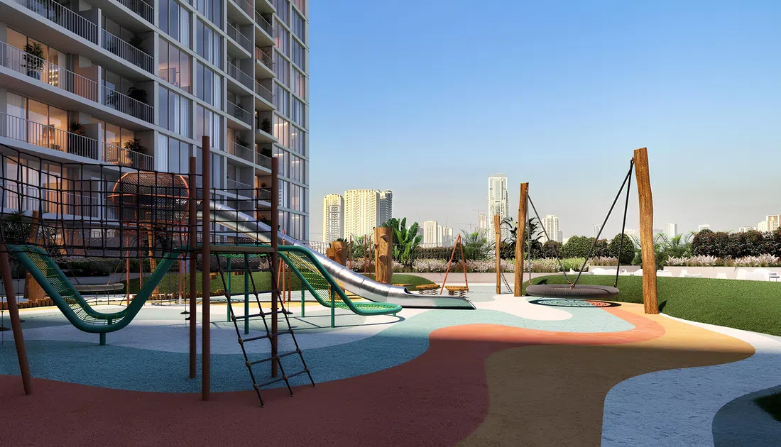 Luma Park Views in JVC: landscaped gardens — image 11