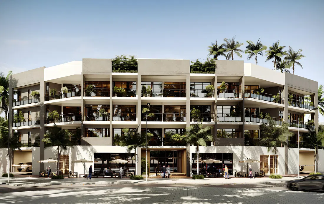 Dubailand Residence Complex'deki Lateral One: peyzajlı bahçeler — 5. fotoğraf