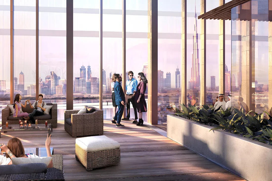 The Grand in Dubai Creek Harbour: landscaped gardens — image 9