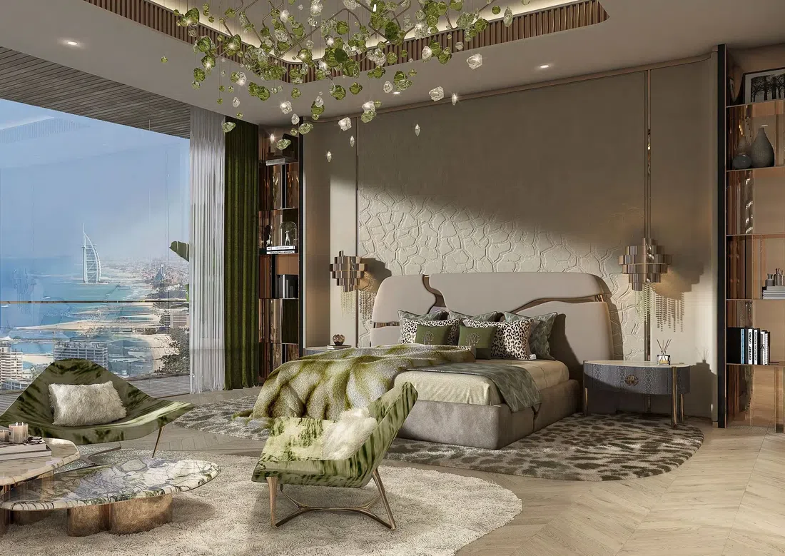DAMAC «Bay 2 by Cavalli» in Dubai Harbour: yoga spaces — image 11