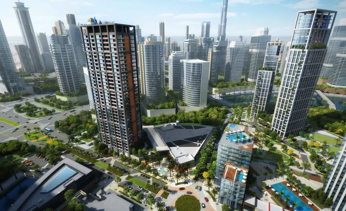 Business Bay'deki Peninsula Two: peyzajlı bahçeler — 4. fotoğraf