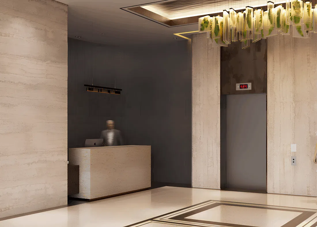 One By Preston in Dubai South: landscaped gardens — image 8