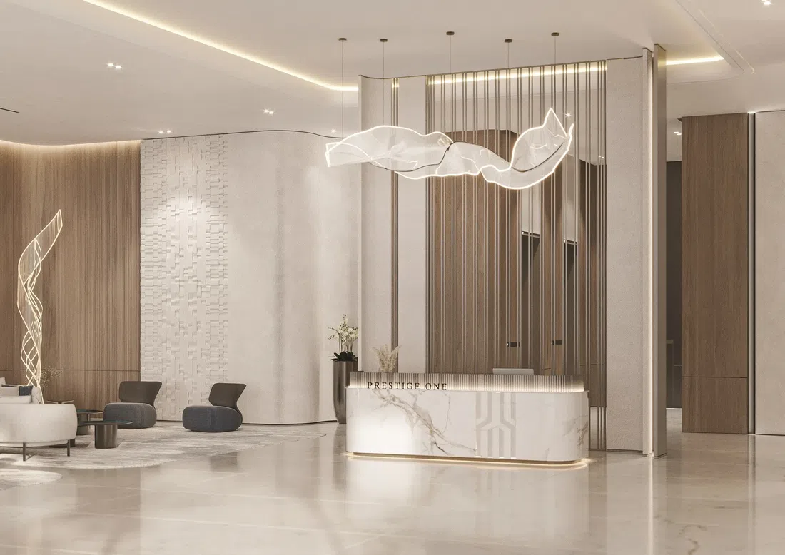Golf Place في مدينة دبي الرياضية: واجهات زجاجية واسعة — صورة 7