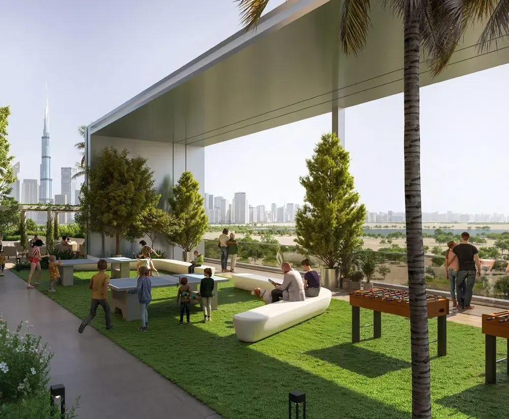 Sobha Hartland 2'deki Skyvue Solair: peyzajlı bahçeler — 7. fotoğraf