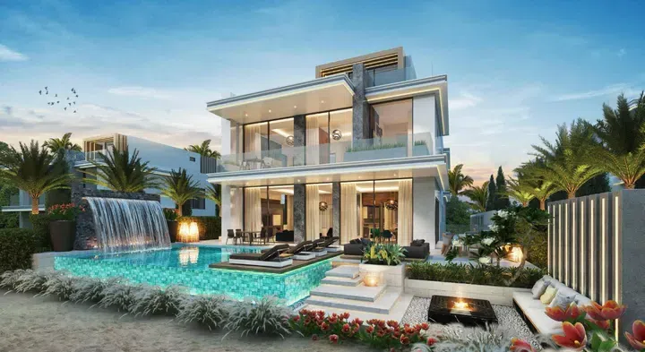 Damac Islands - Fiji 1 في داماك آيلاندز: واجهات زجاجية واسعة — صورة 2