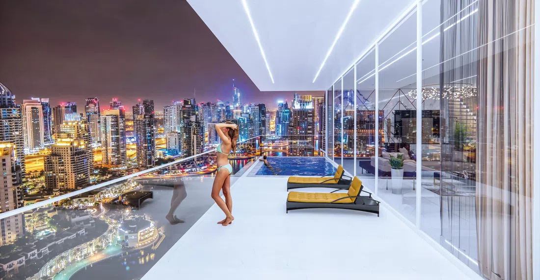 Viewz by Danube في أبراج بحيرات جميرا: سينما خارجية — صورة 8