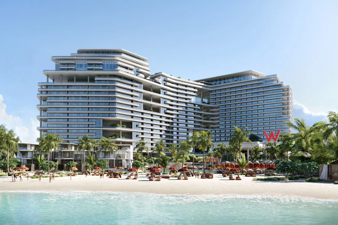 W Hotel & Residences in Al Marjan Island: sculpted architecture — image 9