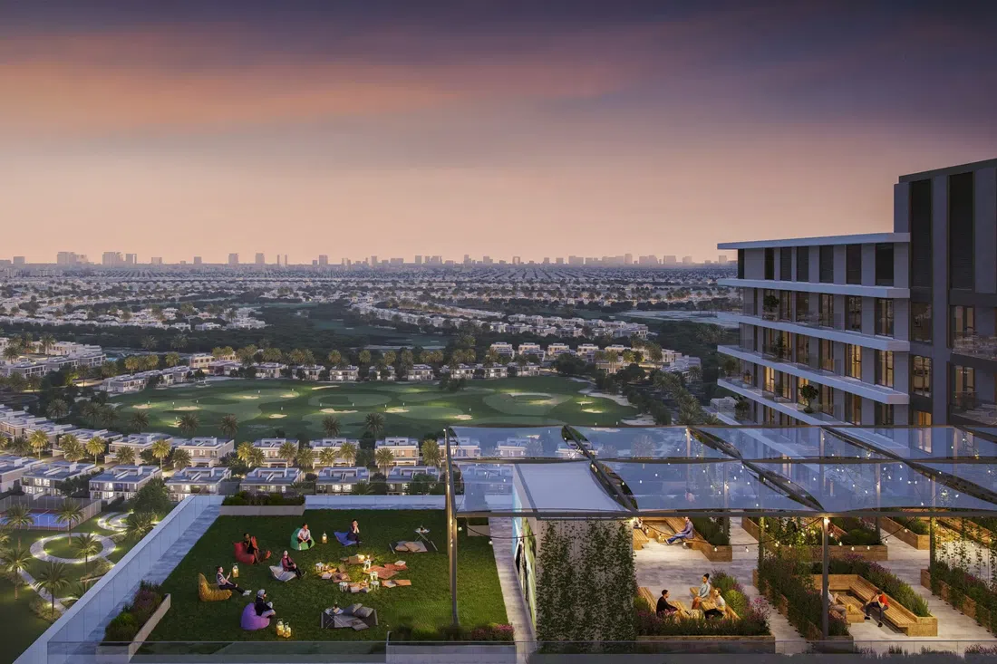 Dubai Hills'deki Greenside Residence: çatı alanları — 5. fotoğraf