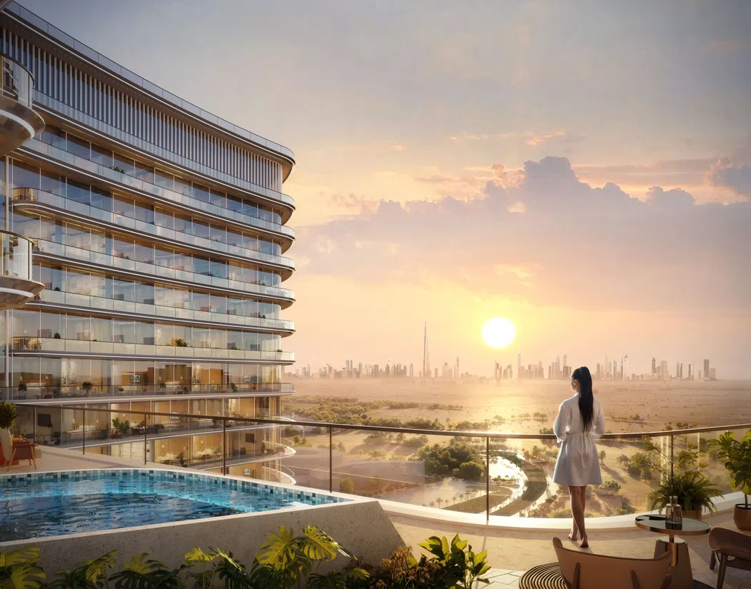 Binghatti HillViews in Dubai Science Park: sports courts — image 11
