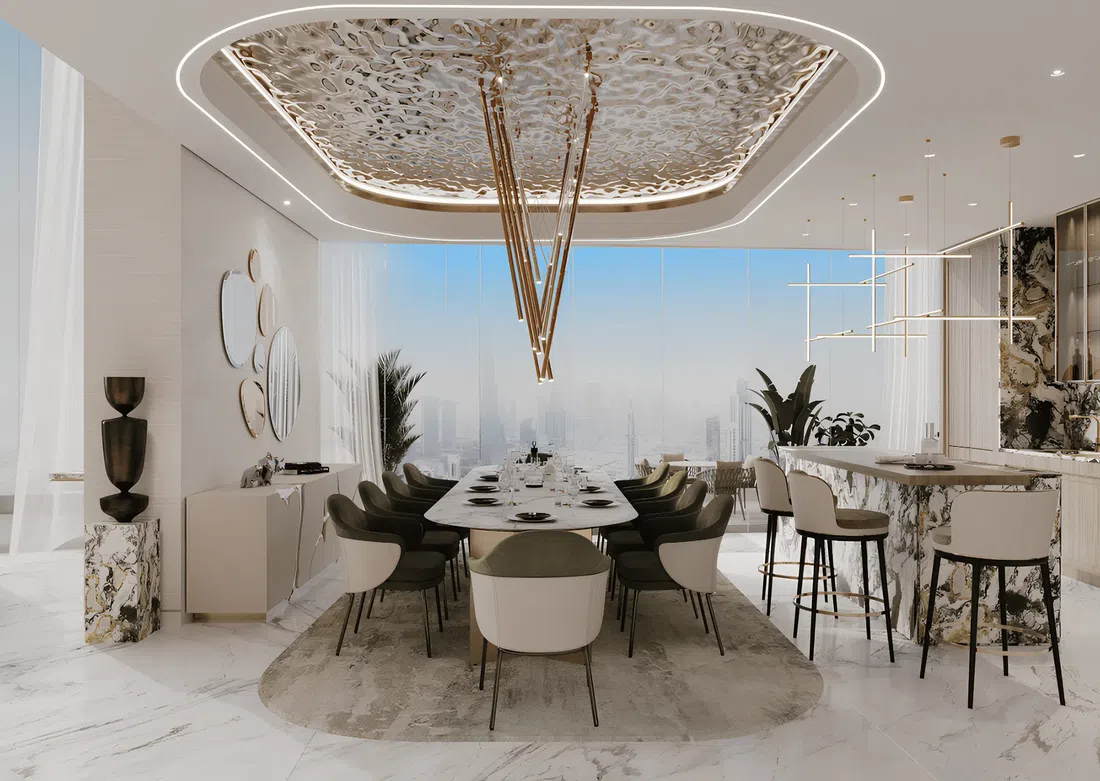 DAMAC «Canal Crown» in Business Bay: rooftop spaces — image 9
