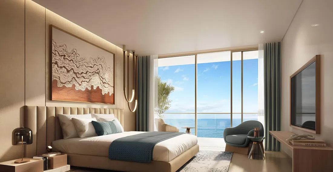 Shoreline in Al Marjan Island: landscaped gardens — image 11