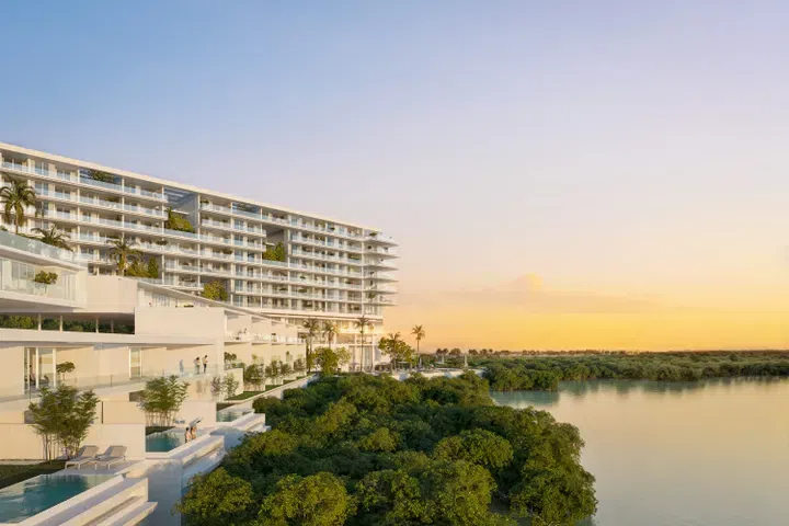 Creekside Residence in Al Zorah City: landscaped gardens — image 2