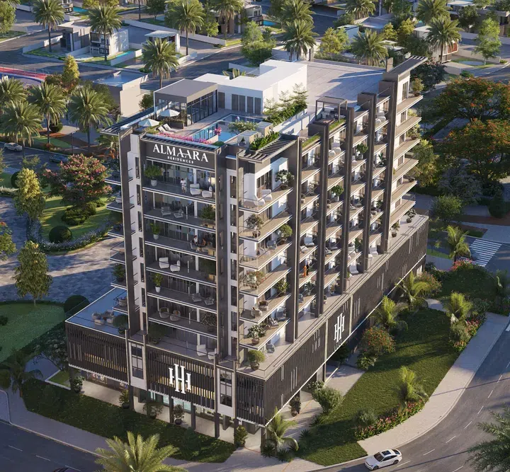 Almaara Residences by Hamara Home في الفرجان: مساحات لليوغا — صورة 1