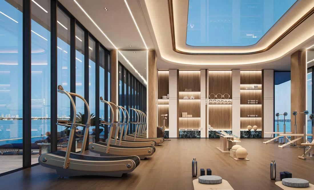 Dubai Islands'deki Silena Residences: metalik detaylar — 11. fotoğraf