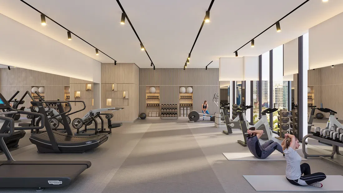 Dubai Sports City'deki Urban - Park Residences: yoga alanları — 3. fotoğraf