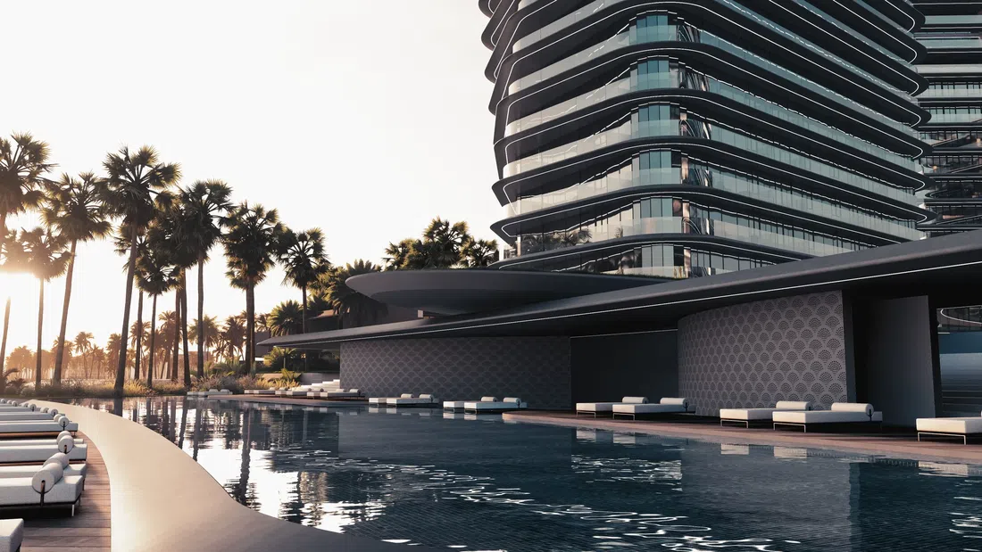 Brabus Island in Al Rahah: landscaped gardens — image 11