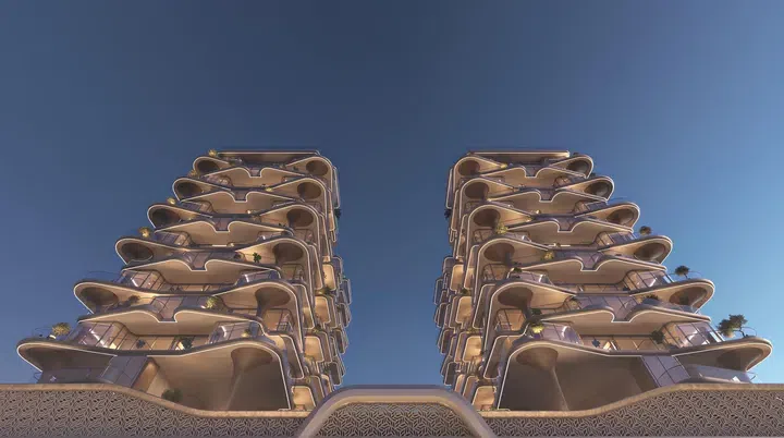 Treppan Serenique Residences في جزر دبي: السينما الخارجية — صورة 2
