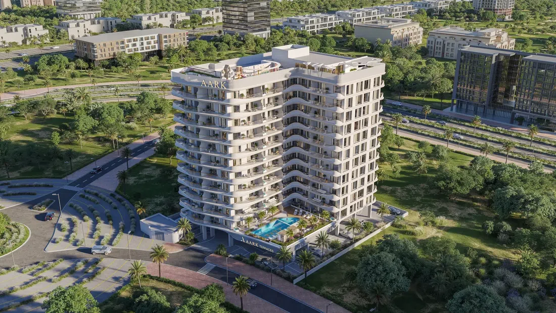 Aark Terraces في مجمع دبي لاند السكني: مساحات على السطح — صورة 9