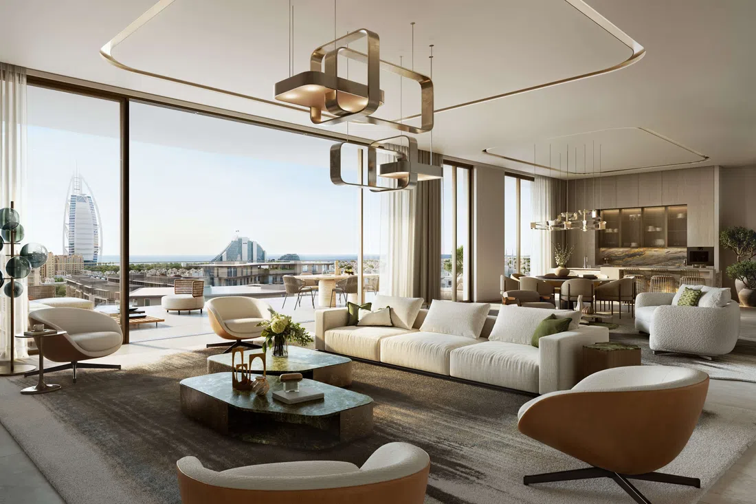 Nourelle 1 in Madinat Jumeirah Living: expansive glazing — image 12