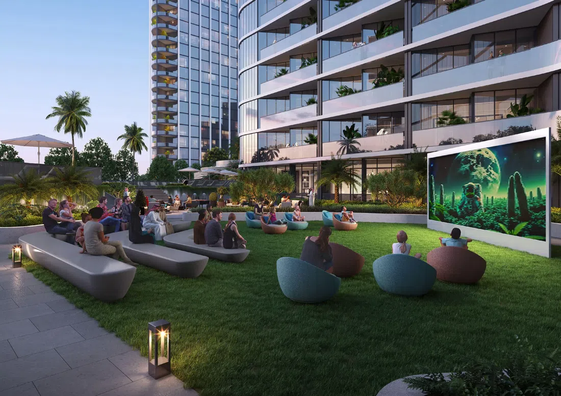 Sobha Hartland 2'deki Skyvue Solair: peyzajlı bahçeler — 11. fotoğraf