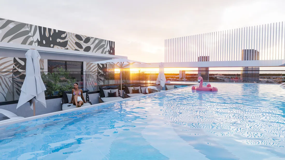 Samana Park Meadows in Dubailand Residence Complex: cinema amenities — image 10