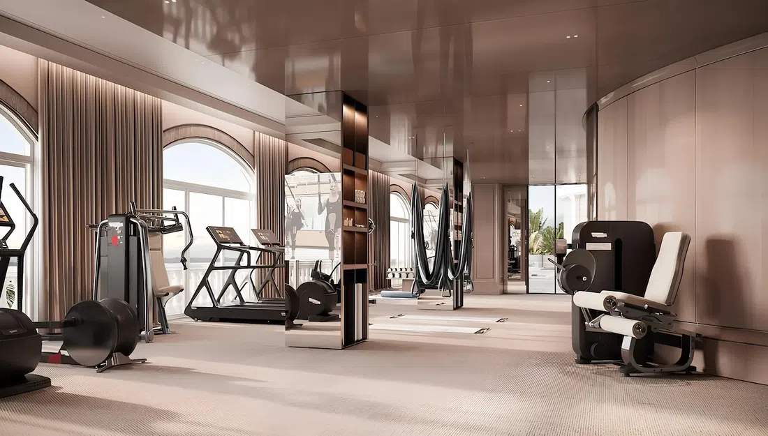 Raffles Residences The Palm Dubai in Palm Jumeirah: yoga spaces — image 4