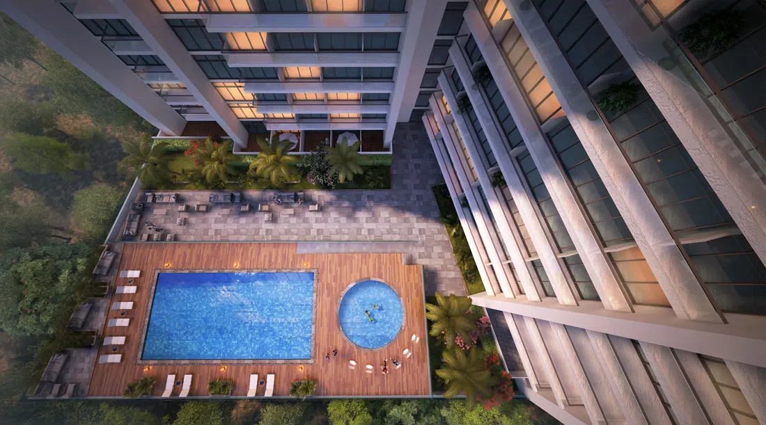 Alexis Tower في داون تاون جبل علي: حدائق منسّقة — صورة 9