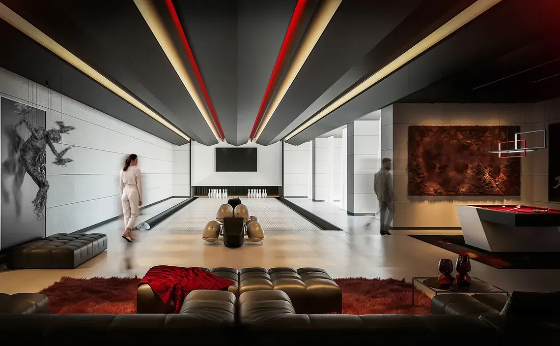 Sky Suites في قرية جميرا الدائرية: مرافق سينما — صورة 9
