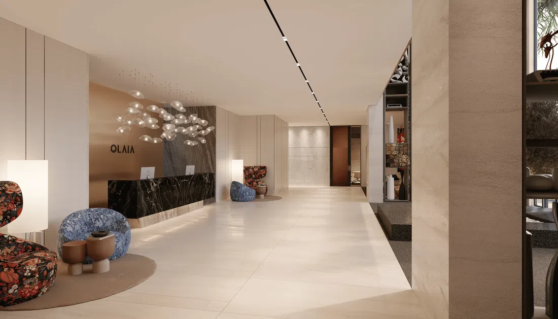 Palm Jumeirah'deki Olaia Residences: yoga alanları — 5. fotoğraf