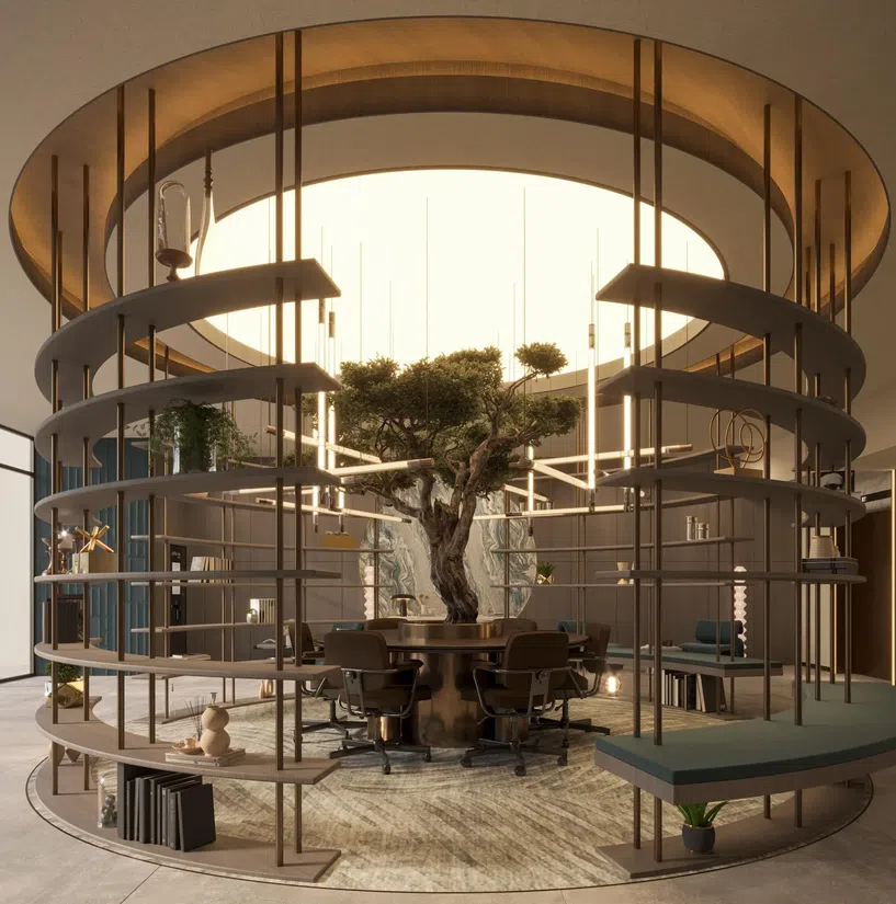 Lucky Oasis Residence in JVC: yoga spaces — image 6