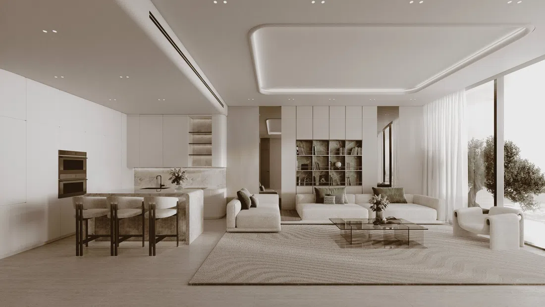 Binghatti Pinnacle in Al Jaddaf: natural finishes — image 9