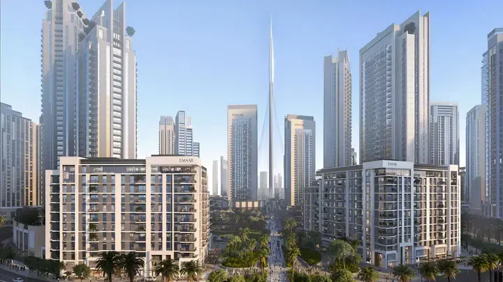 Dubai Creek Harbour'deki Island Park 2: peyzajlı bahçeler — 2. fotoğraf