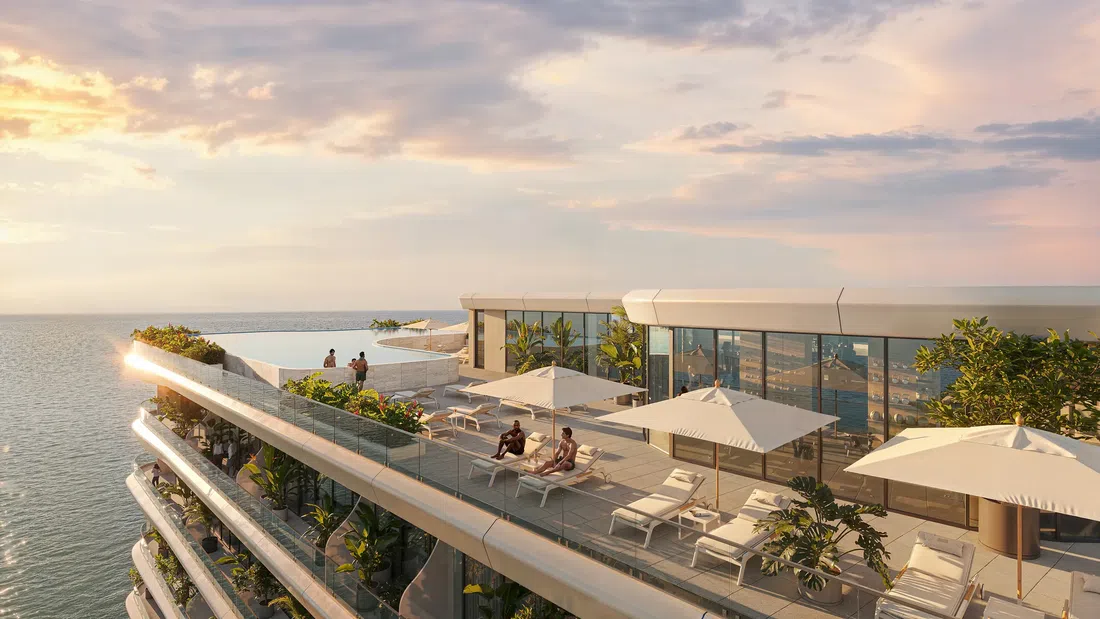 Al Marjan Island'deki Gianfranco Ferre Residences: yoga alanları — 5. fotoğraf