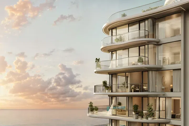 Esme Beach Residences in Dubai Islands: sculpted architecture — image 2
