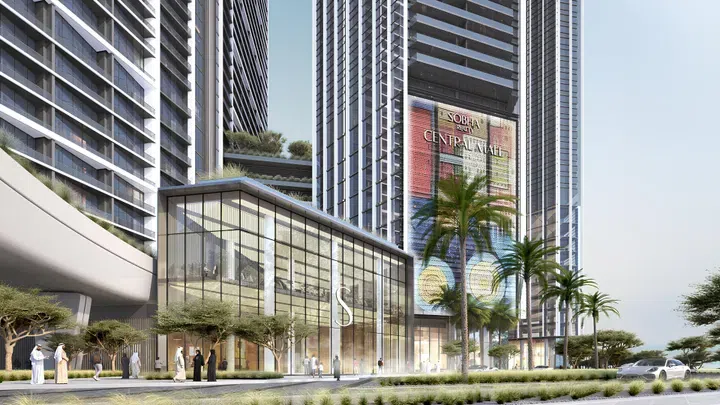 Sobha Central Mall in Jebel Ali First: landscaped gardens — image 2