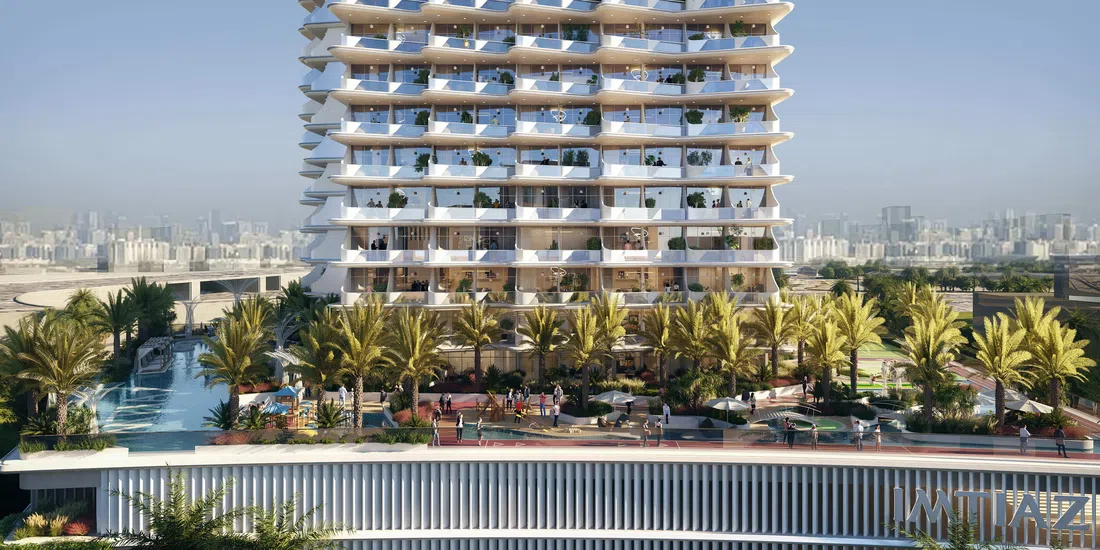 Dubailand Residence Complex'deki Cove Living Residence: peyzajlı bahçeler — 10. fotoğraf