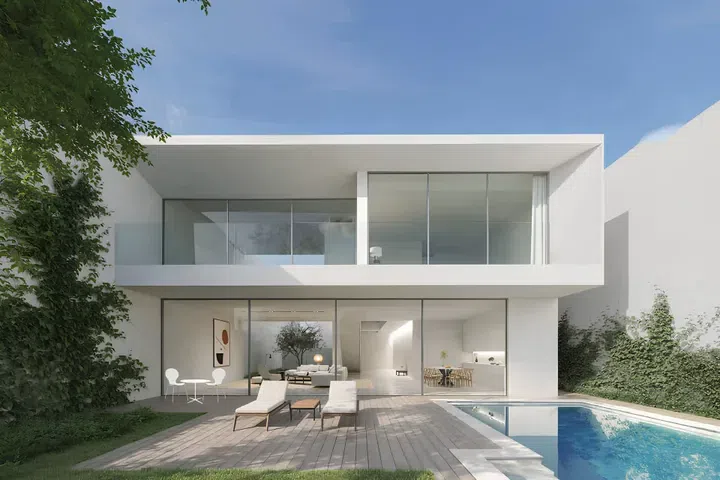 Beach Hills Villas في مدينة الزوراء: حدائق منسّقة — صورة 2